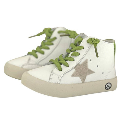 Lola + The Boys footwear Green Happy Star HighTop Sneaker