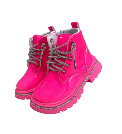 Lola + The Boys footwear 23 Hot Pink Crystal Boots