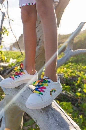 Lola + The Boys Footwear Over The Rainbow Sneakers
