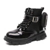 Lola + The Boys Footwear Patent Leather Combat Boots
