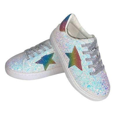 Lola + The Boys Footwear Rainbow Star Glitter Sneaker