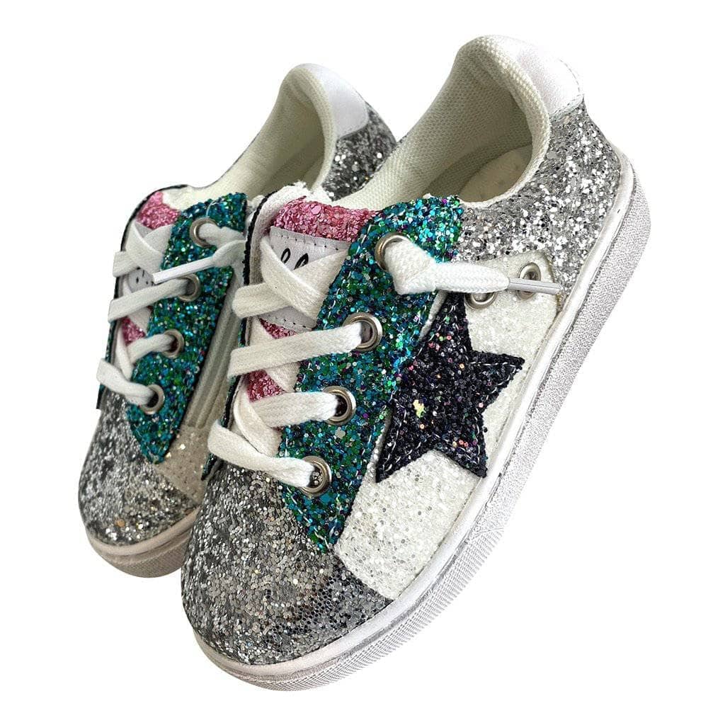 terugbetaling Of anders deed het Star Girl Glitter Sneakers | Lola and The Boys
