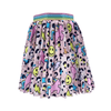 Lola + The Boys Happy Emoji Pleated Skirt