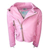 Lola + The Boys Jackets & Bombers Pink Pearl Vegan Leather Jacket