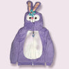 Lola + The Boys Jackets & Bombers Plush Purple Bunny Jacket