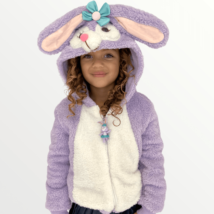 Plush Purple Bunny Jacket