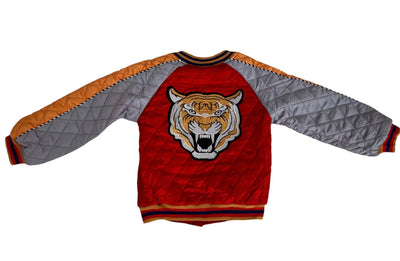 Lola + The Boys Jackets & Bombers Tiger Quilted Bomber