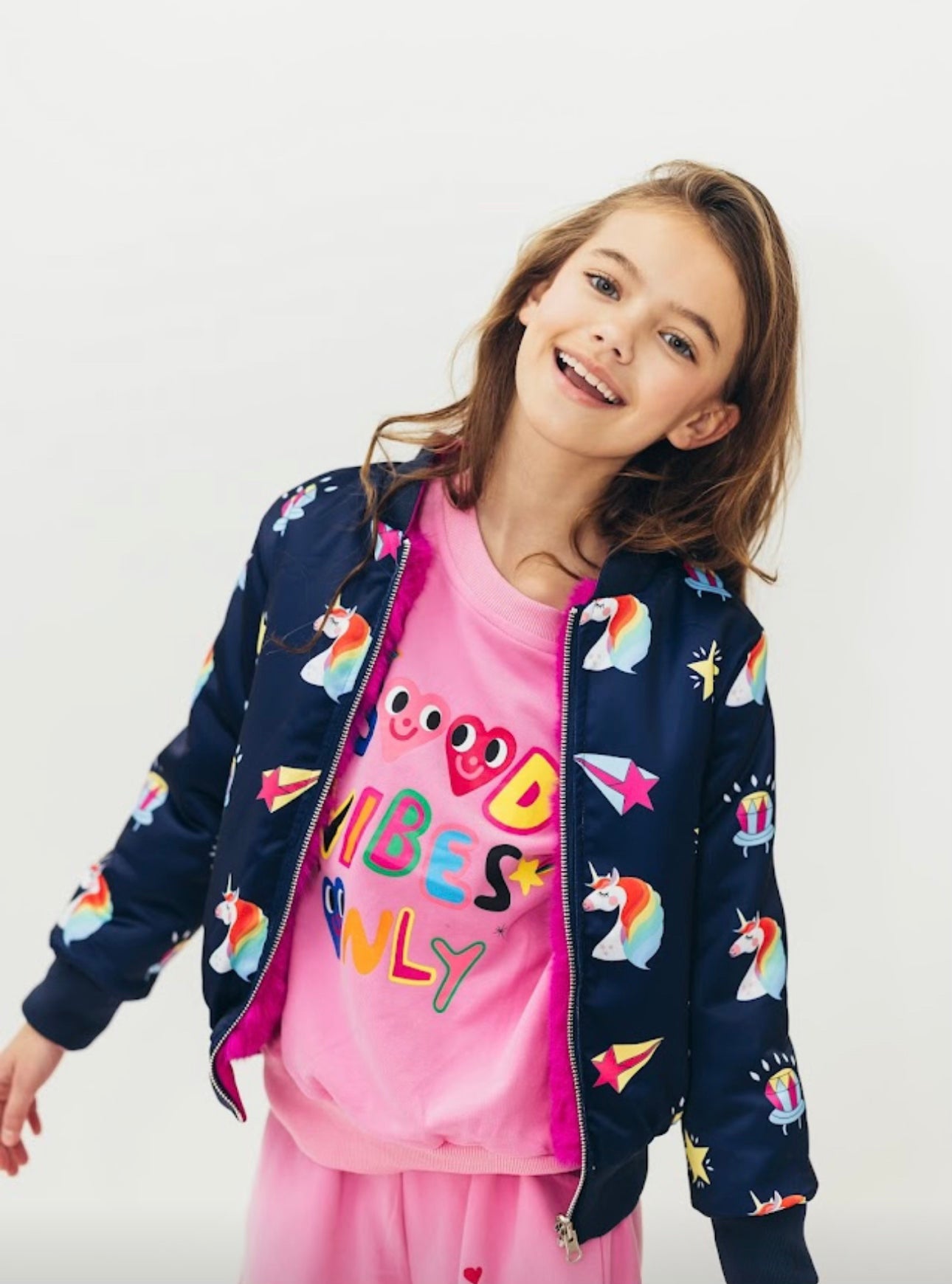 H & m 2025 bomber jacket unicorn