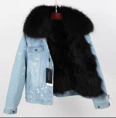 Amazon.com: jsarle cyber of monday deals 2023 of sale clearance my orders  placed recently by me Denim Jacket For Women,Winter Cropped Coats with Fur  Hooded Thicken Warm Wool Outwear Parka Overcoat Shacket