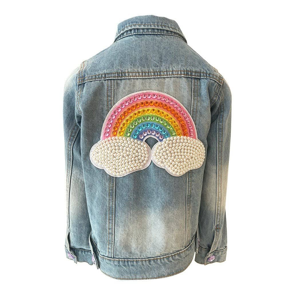 Rainbow ombre 2025 jean jacket