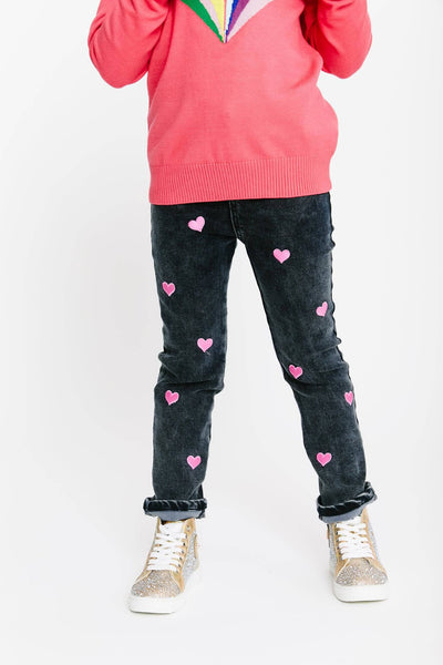 Lola + The Boys jeans All Over Heart Jeans
