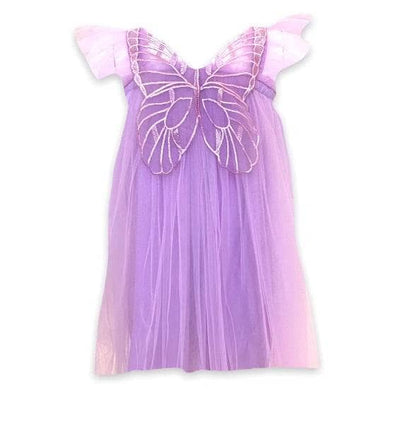 Lola + The Boys Lavender Butterfly Fairy Dress