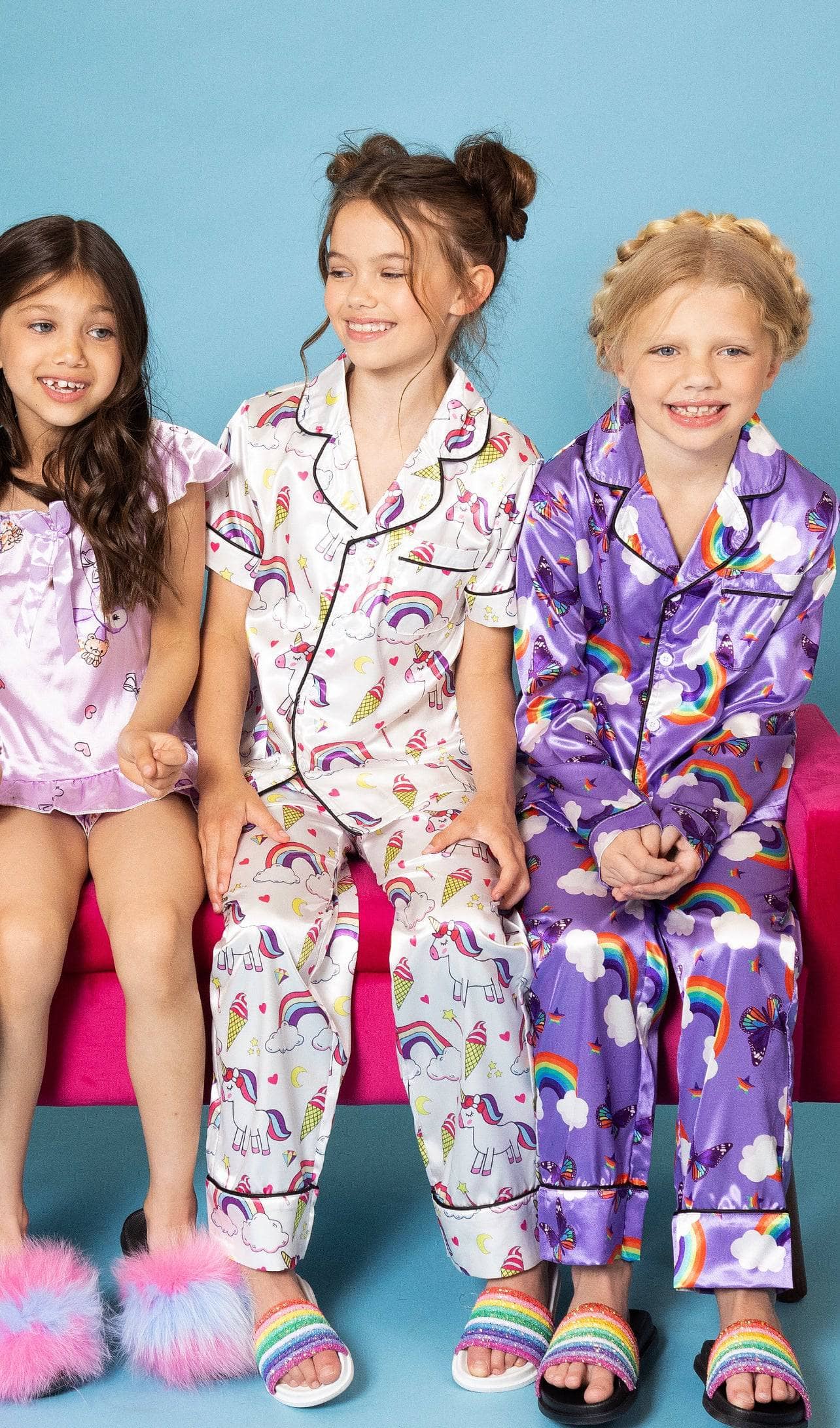 Chili Peppers Pajama Set Bathrobe Girls 12 Pink Caticorn Princess