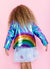 Metallic Rainbow Sky Moto Jacket