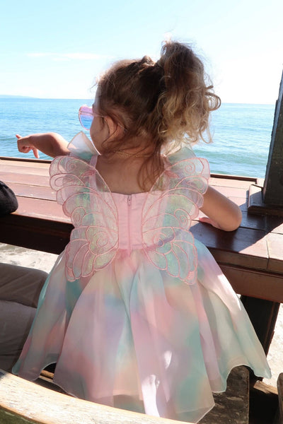 Lola + The Boys Ombre Butterfly Wing Dress