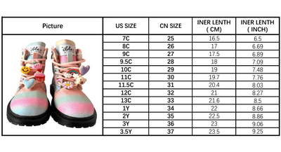 Rainbow 2025 timberland boots