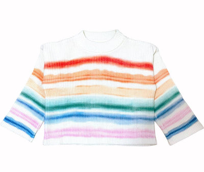 Lola + The Boys Ombre Stripe Sweater