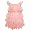 Lola + The Boys Pink Confetti Sparkle Dress