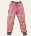 Lola + The Boys Pink sequin joggers