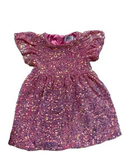 Lola + The Boys Pretty in Pink Sequin Dress