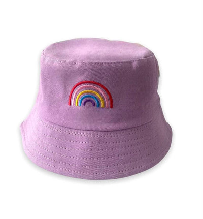 Lola + The Boys Rainbow Bucket Hat Reversible