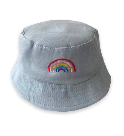 Lola + The Boys Rainbow Bucket Hat Reversible
