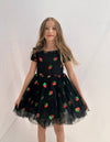Lola + The Boys Sequin Strawberries Tulle Dress