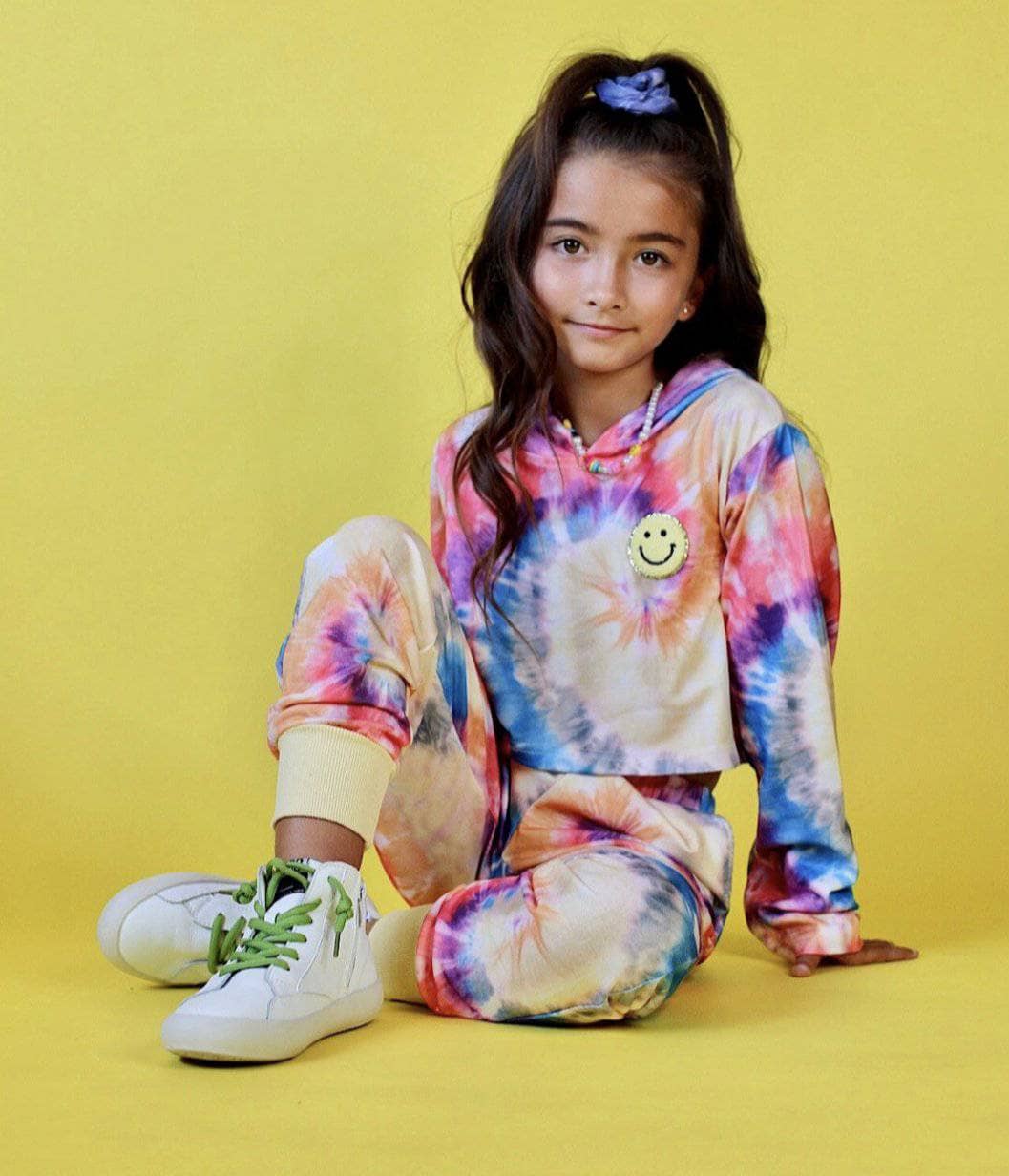 Tie dye sweatsuit for kids new arrivals