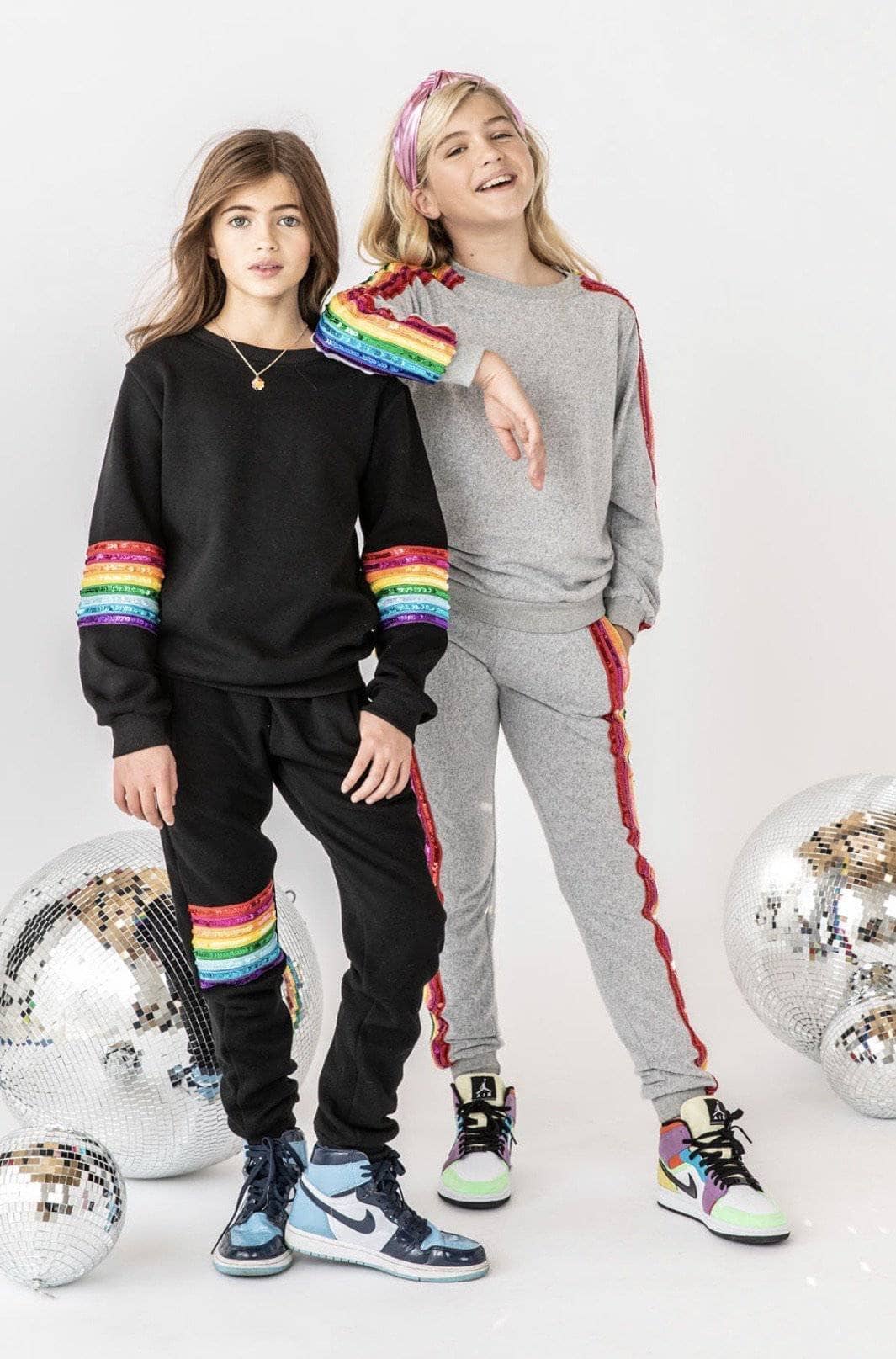 Splendid Girls' Over the Rainbow Sweatsuit Set - Little Kid