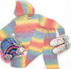 Lola + The Boys Set Sunset Sweater Hoodie and Pant Set