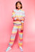 Womens Sunset Knit Hoodie and Pants Set