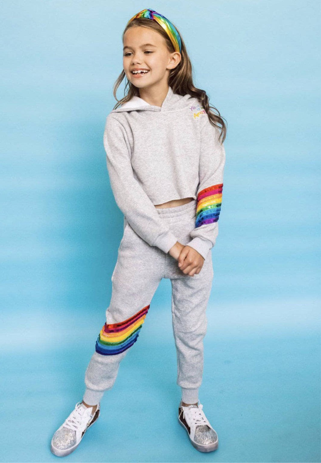 River island cheap rainbow tracksuit