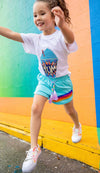 Lola + The Boys SHORTS Jewel Candy Track Shorts