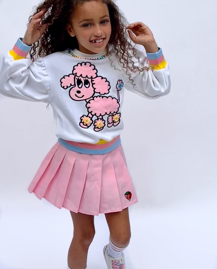 Lola + The Boys skirt Strawberry Tennis Skirt