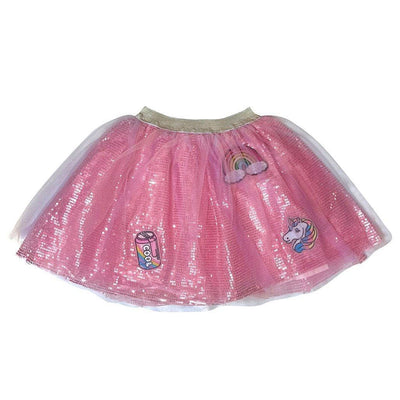 Lola + The Boys Skirts Sequin Patched Tutu