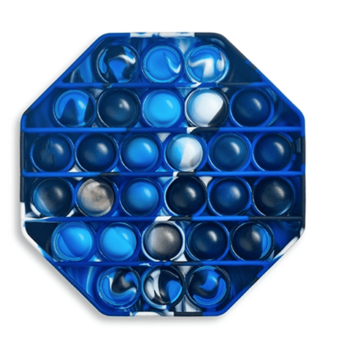Lola + The Boys Navy/Blue/White Hexagon Small Fidget Toys