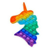 Lola + The Boys Rainbow Heart and Rainbow Unicorn Pack of 2 Small Fidget Toys