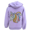 Lola + The Boys Sparkle and unicorn hoodie