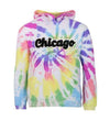 Lola + The Boys Sweaters & Sweatshirts Copy of Rainbow Tie Dye Chicago Hoodie