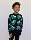 Lola + The Boys Sweaters & Sweatshirts Dancing Dino Sweatshirt