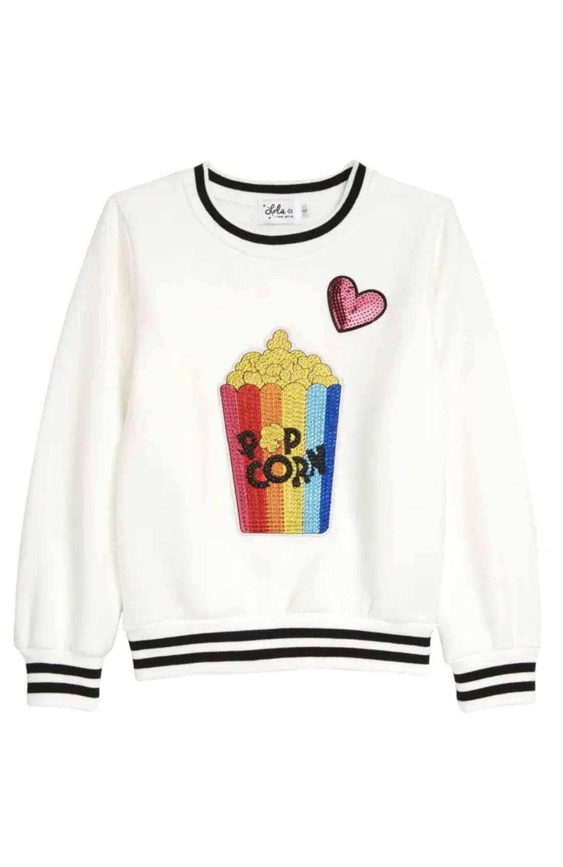 Girls shop popcorn sweater