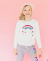Lola + The Boys Sweaters & Sweatshirts Happy Cloud Fuzzy Sweater