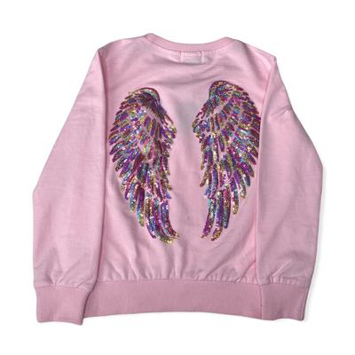 Lola + The Boys Sweaters & Sweatshirts 2/3 Neon Angel Wing Sweatshirt