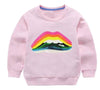 Lola + The Boys Sweaters & Sweatshirts Rainbow Bite Sweatshirt