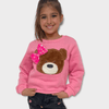 Lola + The Boys Sweaters & Sweatshirts Teddy Bow Sweatshirt