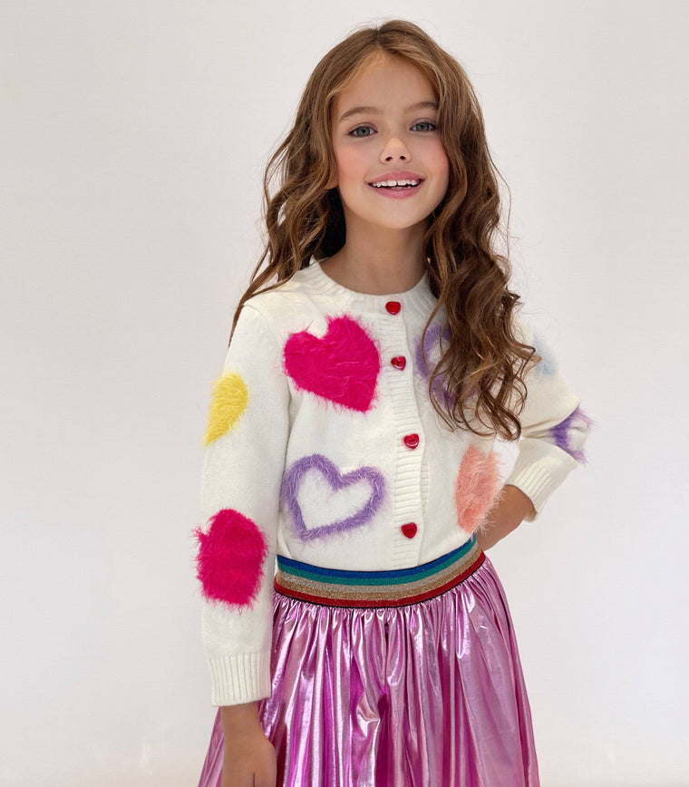 Lola + The Boys Chicago Gem Sweatshirt - Pink, 14