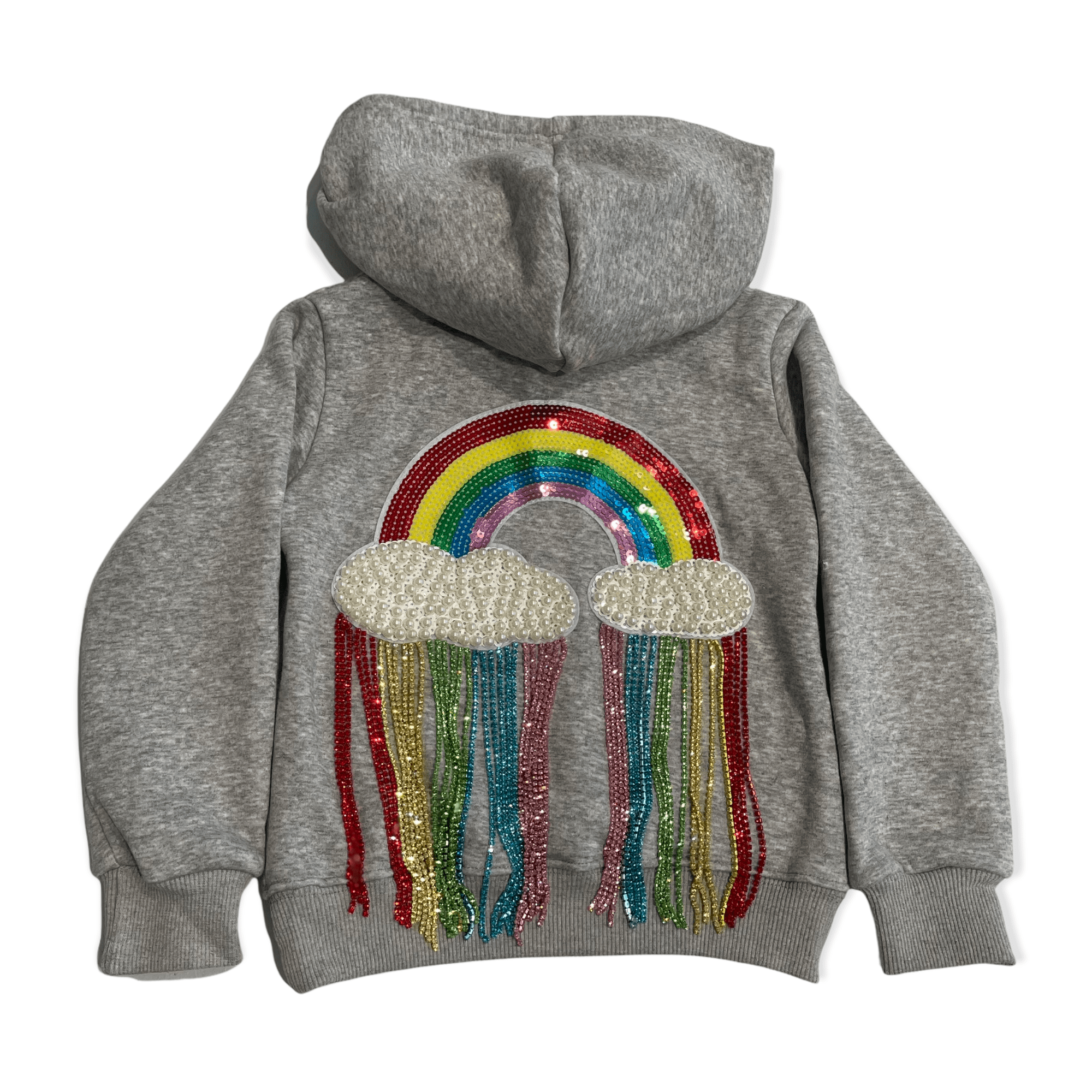 Women s Crystal Rainbow Rain Hoodie