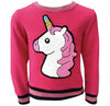Lola + The Boys Sweaters & Sweatshirts Womens Rainbow Crystal Unicorn Sweatshirt