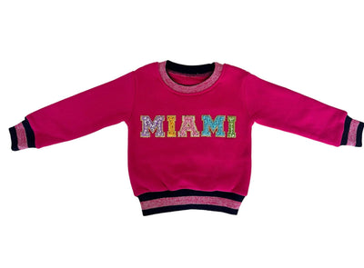 Lola + The Boys Sweatshirt Crystal Miami Sweatshirt