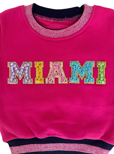 Lola + The Boys Sweatshirt Crystal Miami Sweatshirt